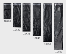 Bolsa de mensajería de plástico de 32 tamaños, bolsa de almacenamiento autoadhesiva de plástico, para envíos de polietileno, color negro, 100 Uds. 2024 - compra barato