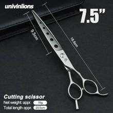 7.5 inch Pet Dogs Gromming Scissors Cutting Shears Sharp Edge Animals Cat Hair Cutting Straight Scissors Barbers Cutting Tools 2024 - buy cheap