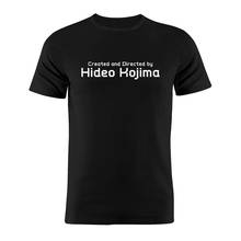 100% Cotton Unisex T Shirt Created and Directed By Hideo Kojima Funny Silhouette Artwork Gift Tee 2024 - buy cheap