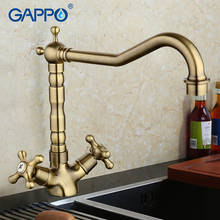 GAPPO antique kitchen faucet water mixer taps brass kitchen mixer faucet Kitchen sink mixer tap Cold Hot Water faucet GA4063-4 2024 - buy cheap