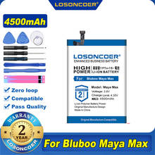 Batería LOSONCOER 100% Original, 4500mAh, para teléfono Bluboo Maya Max 2024 - compra barato