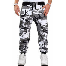 Camouflage Print Pocket Men Trousers Loose Male Pants 2020 Autumn Casual Men's Long Trouser 2024 - buy cheap