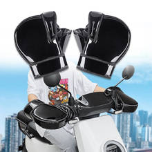 Winter Thermal Motorcycle Handlebar Gloves Windproof Waterproof Warm Motorbike Handle bar Hand Cover Muffs 2024 - buy cheap