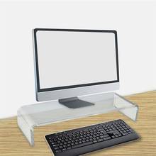 Acrylic Universal Computer Monitor Riser Stand for Home Office Business Desk Gamers Multi Media Platform 2024 - buy cheap