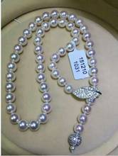 free shipping  classic 10-11mm  round white pearl necklace 24" 60CM 2024 - buy cheap