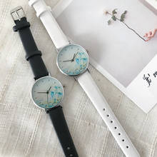 Landscape Painting Retro Women Fashion Watches Chinese Style Fresh Simple Ladies Wristwatches Casual Female Leather Quartz Watch 2024 - buy cheap