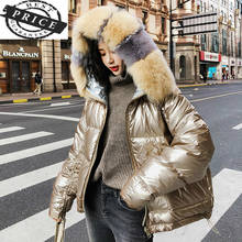 Jacket Winter Down Women Thick Warm Down Coats Female Short Down Parka Real Fox Fur Hooded Clothes Chaqueta Mujer LWL135a   2024 - buy cheap