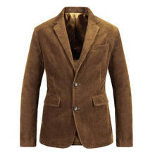 Lançamento 2020 ternos masculinos de veludo roupa de exterior terno casual blazer masculino slim fit jaqueta blazer 2024 - compre barato