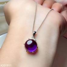 KJJEAXCMY boutique jewelry 925 sterling silver inlaid Amethyst trendy necklace Women's pendant luxurious 2024 - buy cheap