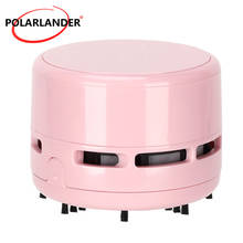 Miniaspiradora para coche, aspirador de colección, barredora bonita, inalámbrica, para esquina, escritorio, mesa, limpiador de polvo, color rosa 2024 - compra barato
