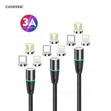 CANDYEIC Magnetic Cable for Samsung Galaxy A60 USB Charge Cable Fast Charger Type C Accessories for Phone 2024 - buy cheap