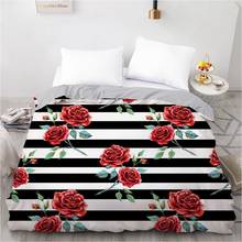 Funda nórdica 3D personalizada, 200x200, 220x240, edredón/colcha/funda de Manta, ropa de cama completa Queen King para boda, microfibra de flores 2024 - compra barato