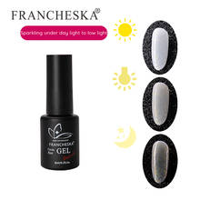 Esmalte de uñas en Gel brillante, barniz de capa Base UV, lentejuelas térmicas, Semi permanente, LED, 8ml 2024 - compra barato