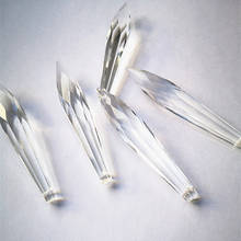 Lustre pingente facetado k9 cristal, alta qualidade, 20 peças, 76mm, gotas em u, lustre (anéis de salto livre), contas de cristal, peças de cortina 2024 - compre barato