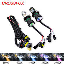 CROSSFOX 55W H4 Bi Xenon H13 9004 9007 HID Light Bulb 3000K 4300K 5000K 6000K 8000K 10000K 12000K 12V 24V Car Auto Headlight Kit 2024 - buy cheap