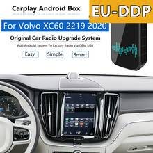 USB Carplay обновление для Volvo XC60 2019 2020 Радио Android Apple беспроводной автомобильный мультимедийный плеер Wi-Fi зеркальная связь Автозвук 2024 - купить недорого