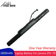 Pinzheng-bateria para laptop 2600mah, compatível com lenovo v4000, embutido, para ideapad 500, z41, z51 2024 - compre barato