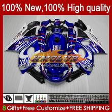 Thundercat комплект для YAMAHA YZF600R 96 97 98 99 00 01 45No.10 YZF-600R синий белый YZF 600R 2002 2003 2004 2005 2006 2007 обтекатель 2024 - купить недорого