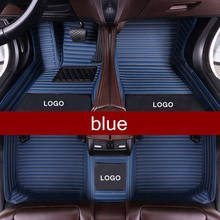 Custom Car Floor Mats for Volvo S60 S80 S90 XC40 XC60 XC70 XC90 V40 V60 V90 C30 C70 Auto Carpet Cover Pads Car Accessories Blue 2024 - buy cheap