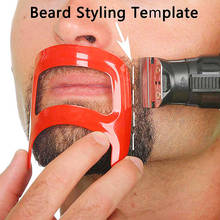 Mustache Beard Styling Template Tools For Men Fashion Shave Shaping Template Beard Style Comb Care Tool High Quality 2024 - buy cheap