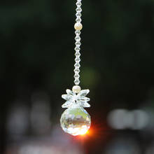 Colgante de cristal Feng Shui, Bola de prisma de 20mm, 30mm y 40mm, candelabro colgante, decoración de boda, ornamento para ventana, 1 Uds. 2024 - compra barato