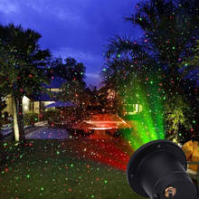 Projetor de iluminação para áreas externas, luz led verde, vermelha e verde para palco, festas de natal, jardins 2024 - compre barato