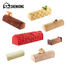 Shenhong mousse moldes de bolo de silicone esteiras de cozimento conjunto pastelaria pan veias esteira fondant molde sobremesa bakeware ferramentas de decoração do bolo 2024 - compre barato