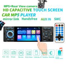 Reproductor multimedia con pantalla táctil de 4 pulgadas y Bluetooth para coche, autorradio estéreo de 1DIN con pantalla táctil, Mirror Link, cámara de visión trasera, usb y aux, jsd-3001 2024 - compra barato