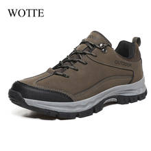 Men Shoes Sneakers Winter Trekking Casual Shoes Waterproof Outdoor Shoes Leather Breathable Work Tactical Combat Shoes Men 2024 - buy cheap