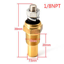 Water Temperature Sensor 1/8 NPT Water Temp Sensor for Marine Boat 2024 - buy cheap