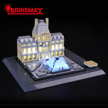 BriksMax Led Light Up Kit For 21024 Architecture Louvre Building Blocks (NOT Include Model) 2024 - buy cheap