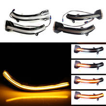 2 pçs led dinâmico espelho retrovisor lateral turno sinal indicador luzes lâmpadas para bmw 5 6 7 series f10 f11 f07 f06 f12 f13 f01 f02 2024 - compre barato