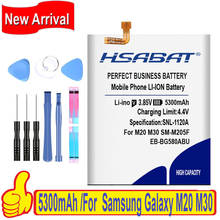 100% Оригинальный HSABAT 5200 мА/ч, EB-BG580ABU Батарея для samsung Galaxy M20 M30 SM-M205F y M20 SM-M205F M205FN M205G 2024 - купить недорого