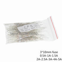 1000pcs 3*10mm 0.5A/1A/2A/3A/5A Axial fast glass fuse with lead wire 3*10 0.5A 1A 2A 3A 5A 2024 - buy cheap