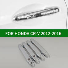 For Honda CR-V 2012-2016 chrome silver Door Handle Cover Bezel Trim CRV 2013 2014 2015 2024 - buy cheap