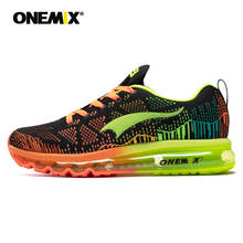 ONEMIX Men Air Cushion Running Shoes Breathable Knit Athletic Comfortable Trainers Light Outdoor Sport Mesh Shoe Sneakers 2024 - buy cheap