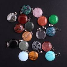 100pcs Bulk Wholesale Natural Stone Pendants For Jewelry Making Chakra Healing Energy Pendulum Women Necklace Choker Pendants 2024 - buy cheap