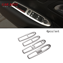 For Citroen C4 2016 Accessories Stainless steel Car Door and window glass lifting switch Cover Trim car styling 2024 - buy cheap
