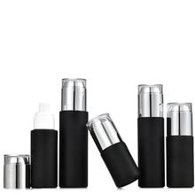 30ML 40ML 50ML 60ML 80ML 100ML Empty Glass Mist Spray Bottle Matte Black Cosmetic Refillable Emulsion Lotion Pump Bottle 15pcs 2024 - buy cheap