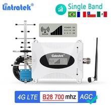 4G Band 28 700 Lintratek Single Band LTE Signal Repeater AGC Internet Cellular Cellphone Booster Amplifier Yagi Whip Antenna 2024 - buy cheap