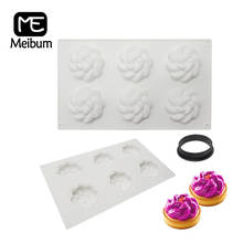 Meibum, спиральные силиконовые формы для торта, формы для выпечки, инструменты для украшения кексов, французский десертный поднос, декораторы 2024 - купить недорого