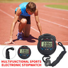 Digital Running Training Counter Stopwatch Timer Waterproof Alarm Chronograph Digital Sports Stopwatch Timer with Large Display 2024 - buy cheap