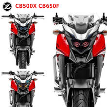 Adesivo de proteção para farol de motocicleta, acessórios de motocicleta protetor de farol dianteiro adesivo para honda cb650f cb500x 2017 2018 19 2024 - compre barato