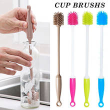 30CM Bottle Cleaning Brush Long Handle Silicone Brushes Flask Cleaner for Narrow Neck Containers TB Sale 2024 - buy cheap