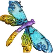 Ornamentos de suspensão de libélula para decoração de casa e jardim, borboleta de beija-flor do vento aeolian, decoração para jardim ao ar livre 2024 - compre barato