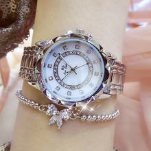 Bs-Reloj de marca de lujo para Mujer, relojes elegantes de plata, relojes de pulsera con diamantes, 2020 2024 - compra barato