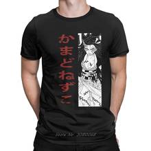 Men Tshirt Nezuko Kimetsu No Yaiba Cotton Demon Slayer Kamado Tanjirou Anime Manga T Shirt Men Cotton Tees Harajuku 2024 - buy cheap