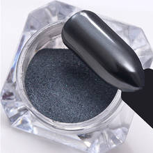 1g/jar Black Mirror Nail Glitter Shinny Metallic Glitter Rubbing Powder for Fingernail UV Gel Polishing Pigment Dust Manicure#12 2024 - buy cheap