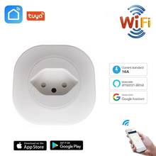 Enchufe inteligente suizo con WiFi para el hogar, toma de corriente inalámbrica con Control remoto, temporizador, compatible con Alexa y Google Home, Tuya, 16A 2024 - compra barato