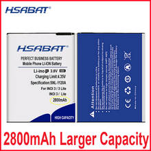 HSABAT 0 Cycle 2800mAh Battery for INOI 3 for INOI 3 Lite INOI3 lite High Quality Mobile Phone Replacement Accumulator 2024 - buy cheap